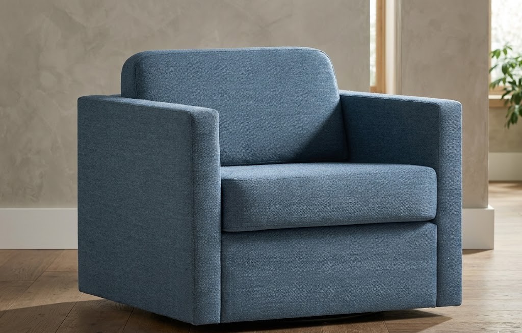 Modern Blue Accent Chair