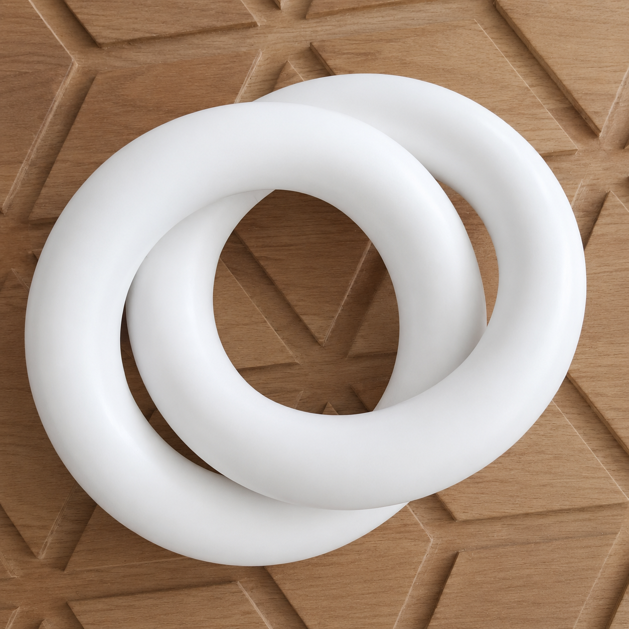 White Wooden Chain- Deco Item