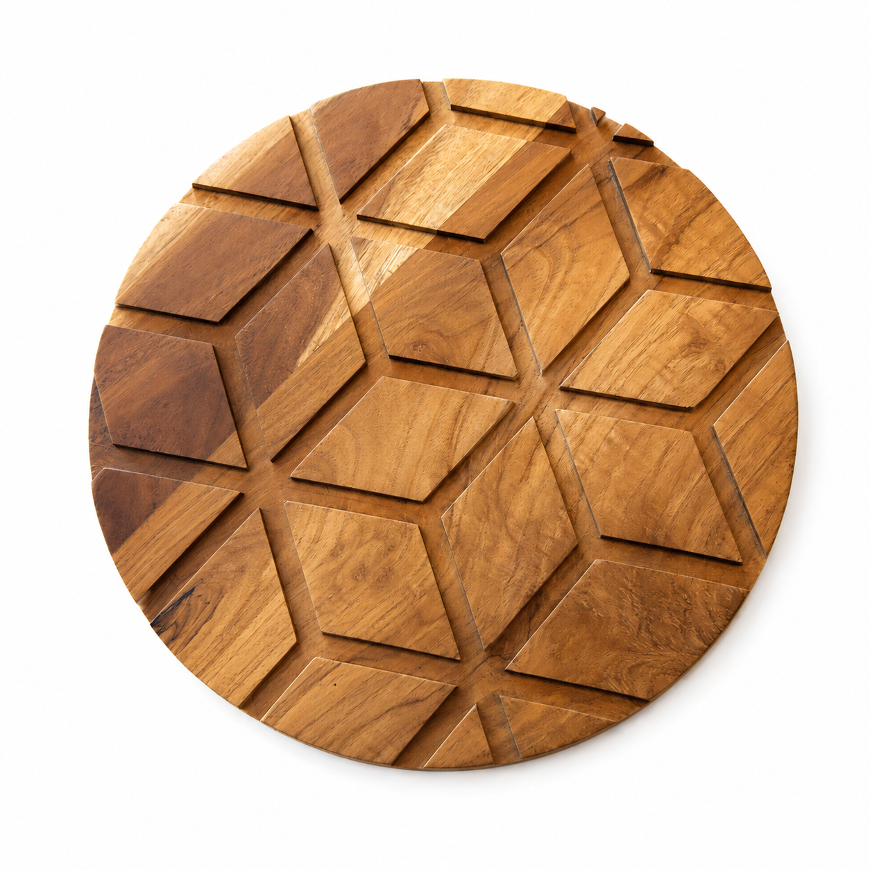 DECORA Mahogany Wood Deco Tray